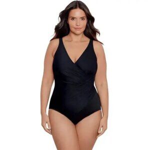 Miraclesuit Black One Piece Swimsuit